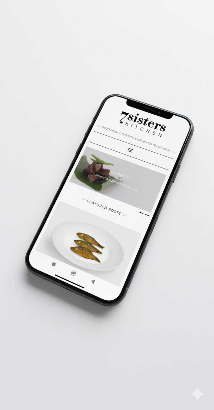 7 Sisters Cookbook App & Website project screenshot 1 of 2