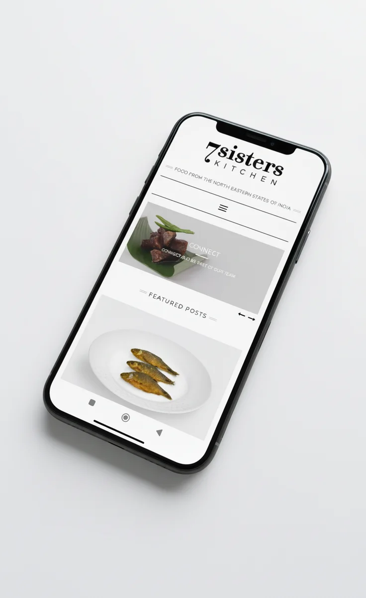 7 Sisters Cookbook App & Website project screenshot 1 of 2